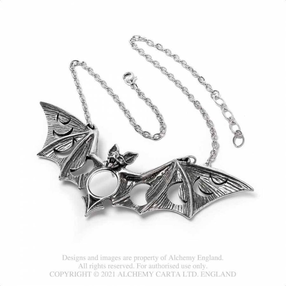 Alchemy - Lunaeca Necklace - Silver coloured
